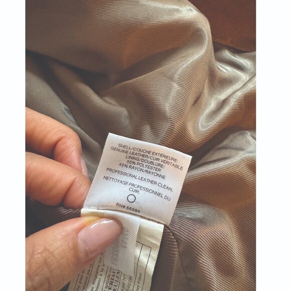 Express Suede Leather Jacket Small - Picture 7 of 7